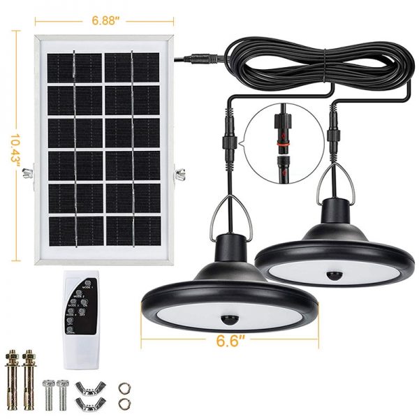 ECHEL top Quality Solar Lighting System +remote control for In and outdoor use