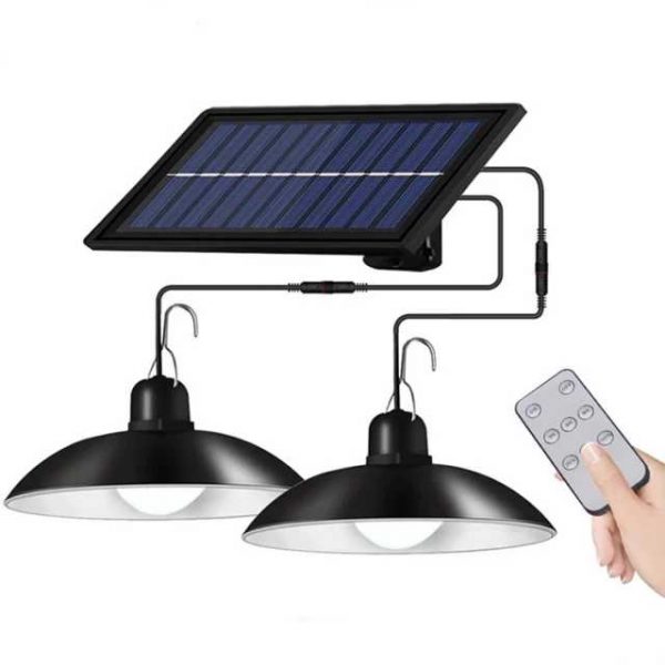 Echel 2 Heads Solar Ceiling Lights - Image 2