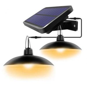 Echel 2 Heads Solar Ceiling Lights