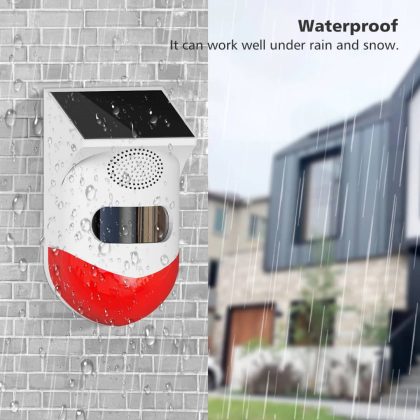 PIR Outdoor Solar Alarm